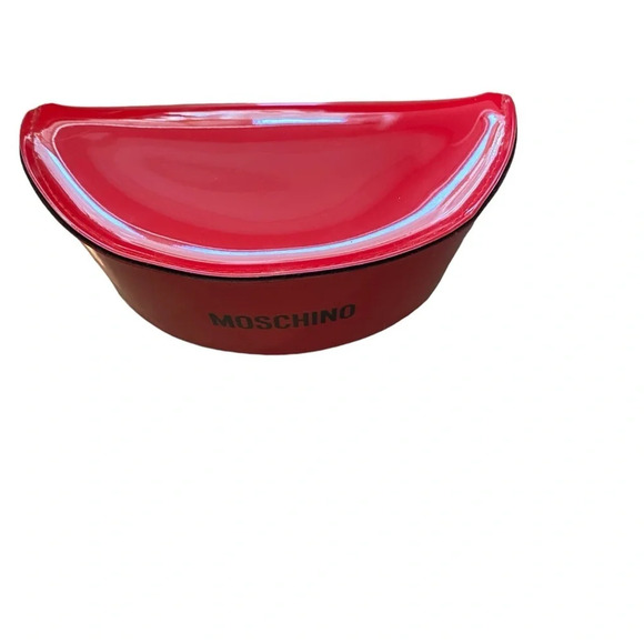 Moschino red patten leather sunglasses case - Picture 4 of 12